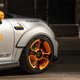 Image for article titled Mini's Electric Hot Hatch Formula E Safety Car Has Extremely Good Wheels